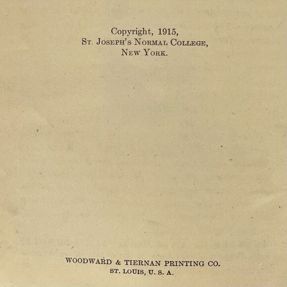 Vintage Antique 1915 De‎ La Salle FIFTH READER Brothers of the Christian Schools - Picture 6 of 9